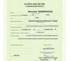 Diplomo priedas 1